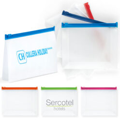 Trousse de voyage translucide