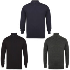 Pullover col zippé Homme