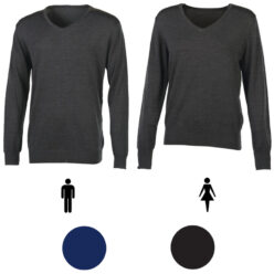 Pullover col en V Homme & Femme