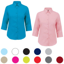 Chemise manches 3/4 femme