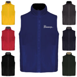 Bodywarmer doublé polaire unisexe