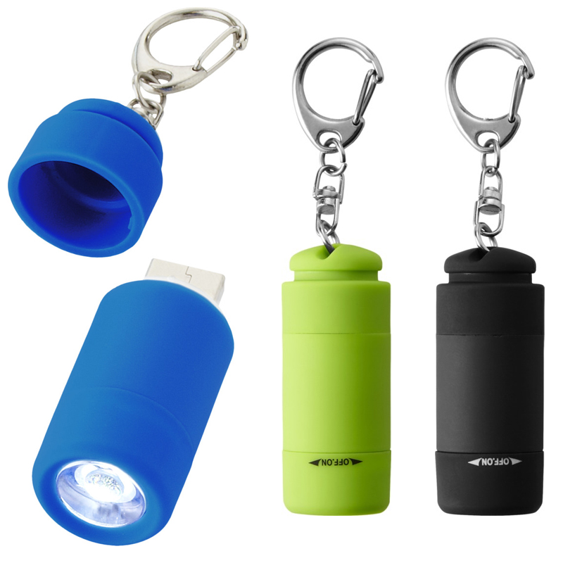 Porte-clés Mini lampe avec chargeur USB