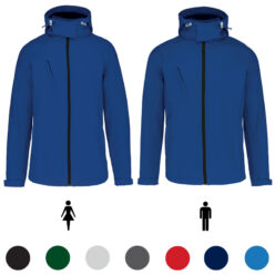 Veste softshell à capuche Homme & Femme