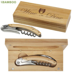 Coffret sommelier en Bambou