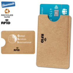Porte-cartes RFID en papier recyclé